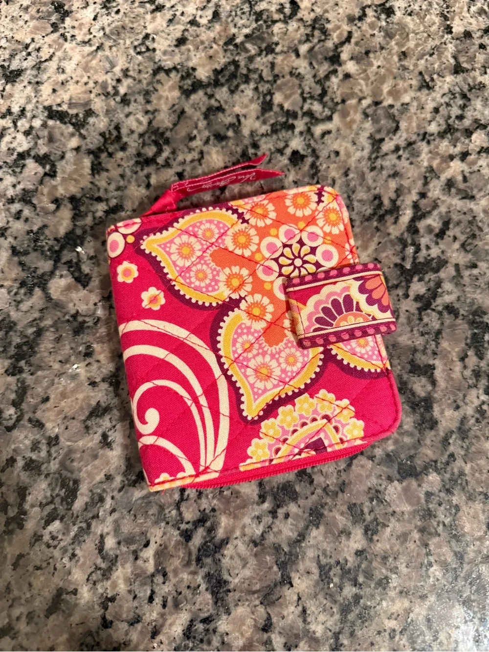 Vera Bradley Floral Quilted Wallet - Pink